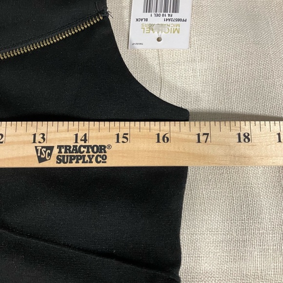 Michael Kors Black Stretch Dress Zipper Accent 4P - Picture 2 of 10